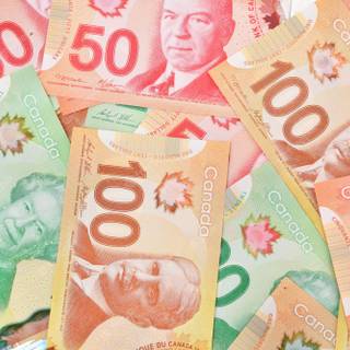 Canadian money wallpaper