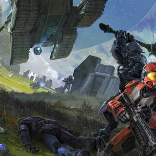 Halo art wallpaper