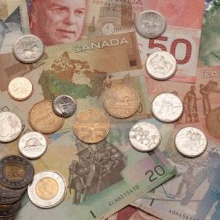 Canadian money wallpaper