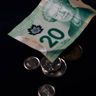 Canadian money wallpaper