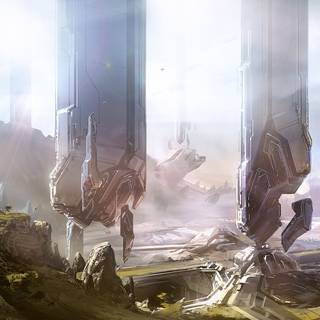 Halo art wallpaper