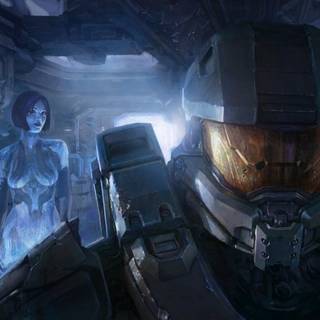 Halo art wallpaper
