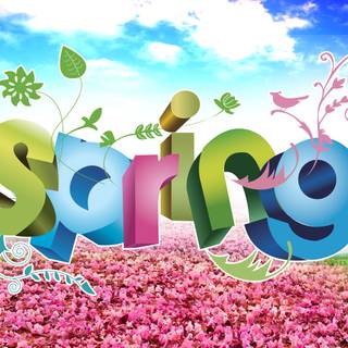 Springtime computer wallpaper