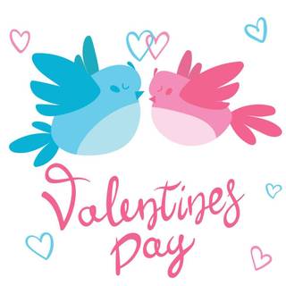 Happy Valentines cartoon wallpaper