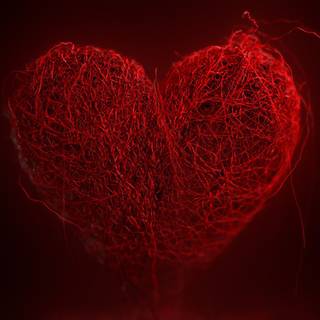 Red and black Valentine wallpaper