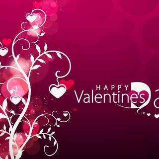 Happy Valentines cartoon wallpaper