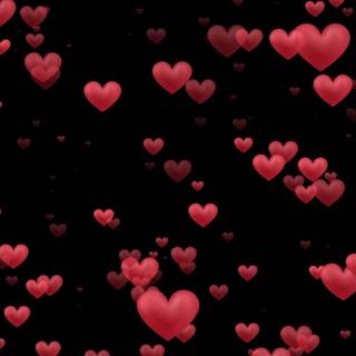 Red and black Valentine wallpaper