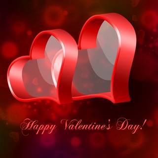 Happy Valentines Day cartoon wallpaper