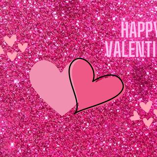 Happy Valentines cartoon wallpaper