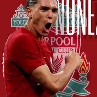 Darwin Nunez Liverpool wallpaper
