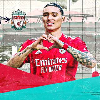 Darwin Nunez Liverpool wallpaper