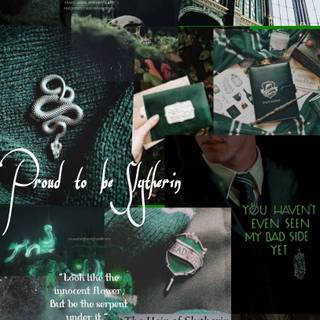 Slytherin iPhone HD wallpaper