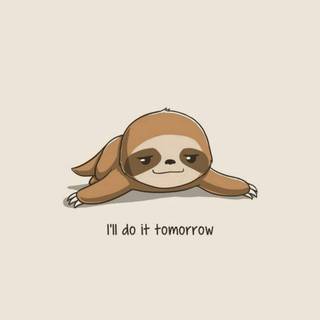 Cartoon sloth mobile HD wallpaper