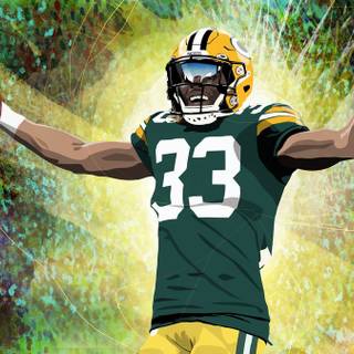 Davante Adams computer wallpaper