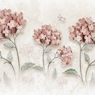 Vintage floral laptop wallpaper