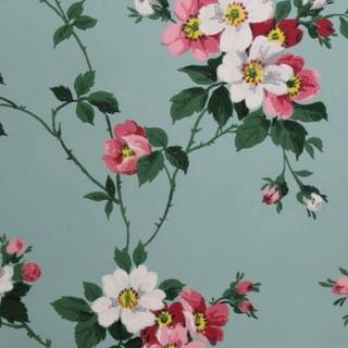 Vintage floral laptop wallpaper