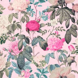 Vintage floral laptop wallpaper