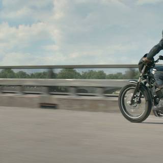 Captain America bike wallpaper