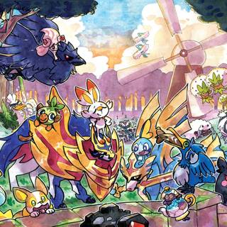 Pokémon region wallpaper