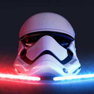 Clone Trooper neon wallpaper