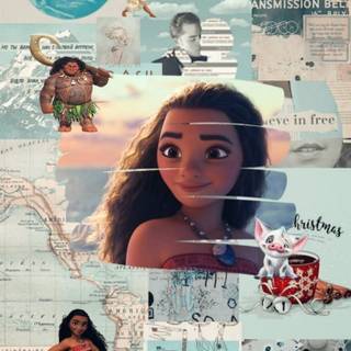 Princess collage wallpaper