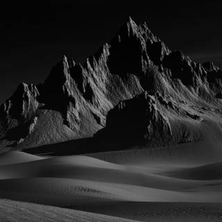 Dark landscape iPhone X wallpaper