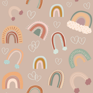 Preppy rainbow wallpaper