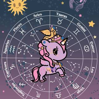 Virgo purple wallpaper