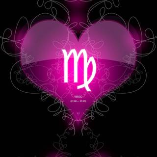 Virgo purple wallpaper