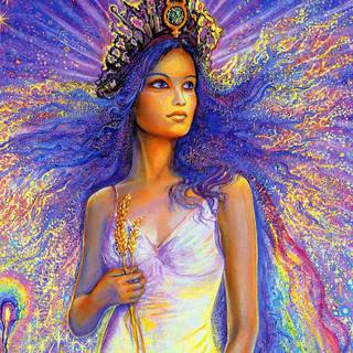 Virgo purple wallpaper