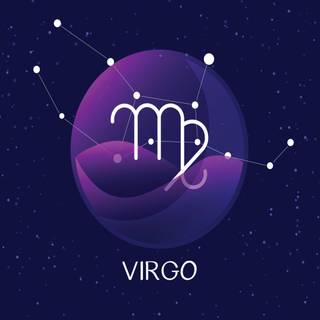 Virgo purple wallpaper