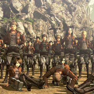 Attack On Titan game wallpaper