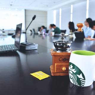 Office meeting wallpaper