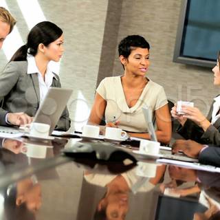 Office meeting wallpaper