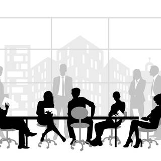 Office meeting wallpaper