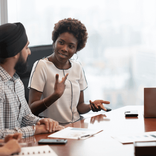 Office meeting wallpaper