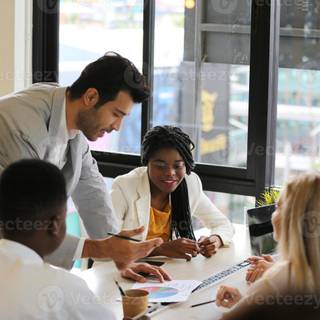 Office meeting wallpaper