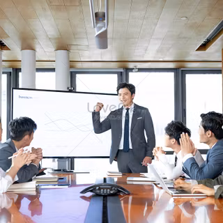 Office meeting wallpaper