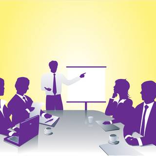 Office meeting wallpaper