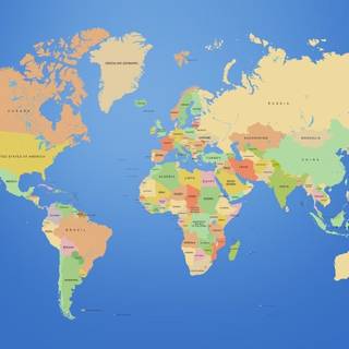 World Map 2023 wallpaper