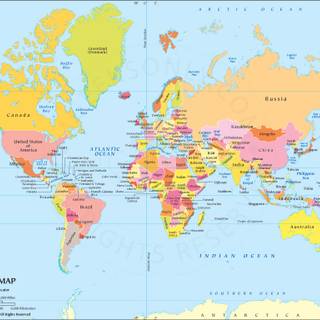 World Map 2023 wallpaper