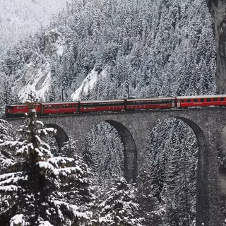 Winter train 1920x1080 wallpaper