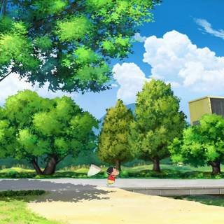 Shin chan: Me and the Professor on Summer Vacation wallpaper