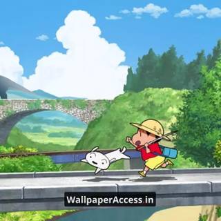 Shin chan: Me and the Professor on Summer Vacation wallpaper