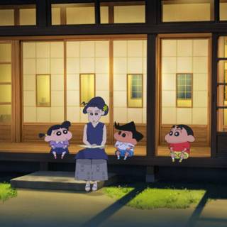 Shin chan: Me and the Professor on Summer Vacation wallpaper