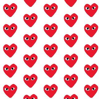 CDG heart wallpaper