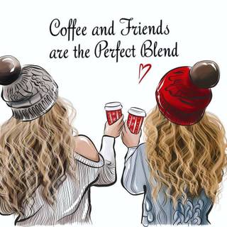 Best friend drawing wallpaper