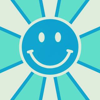 Preppy smile face wallpaper