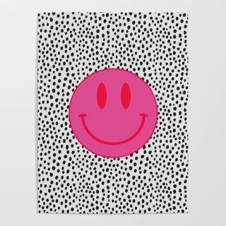Preppy smile face wallpaper
