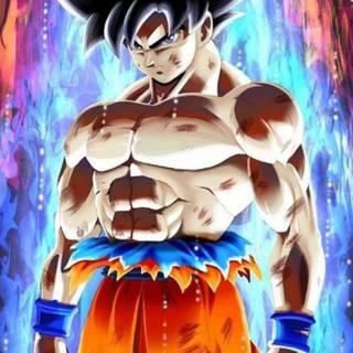 Goku charging wallpaper